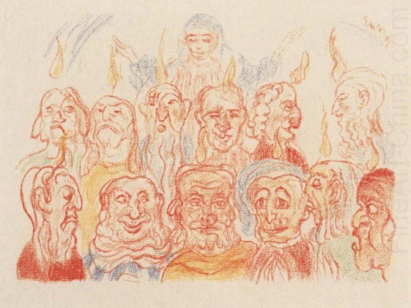 The Descent of the Holy Ghost, James Ensor